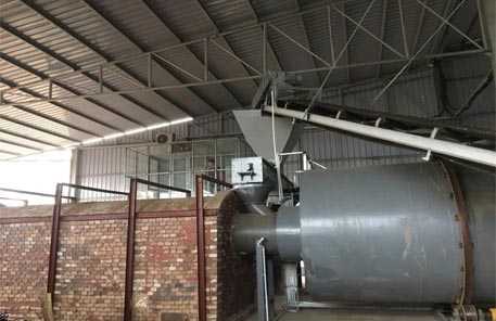 Machinery for processing wood pellets